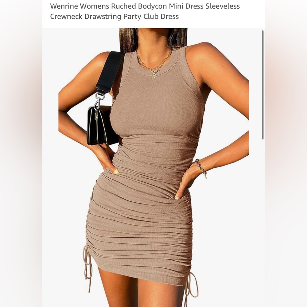 Tank Top Ribbed Mini Dress